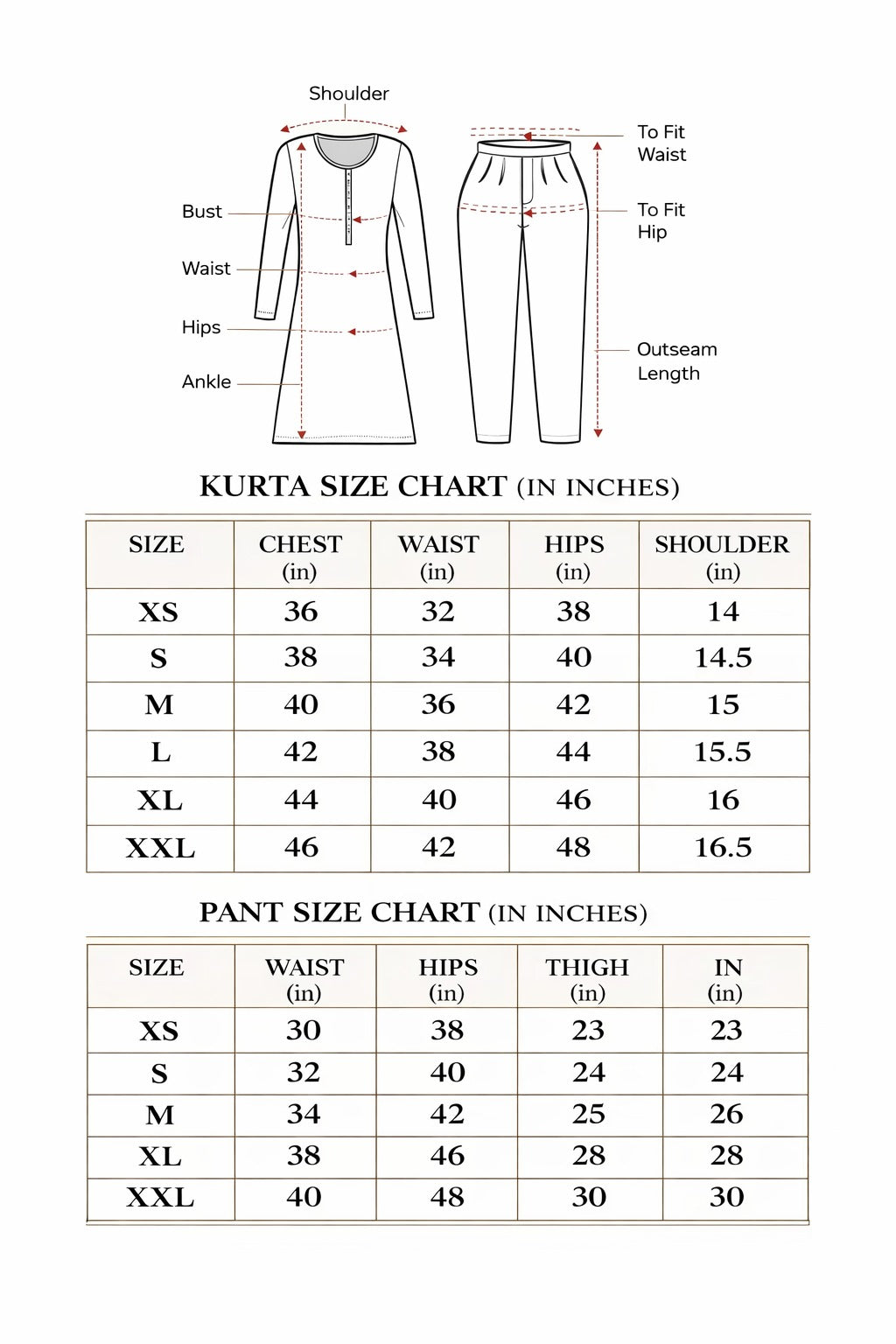 Blue Linen Blend Kurta Set